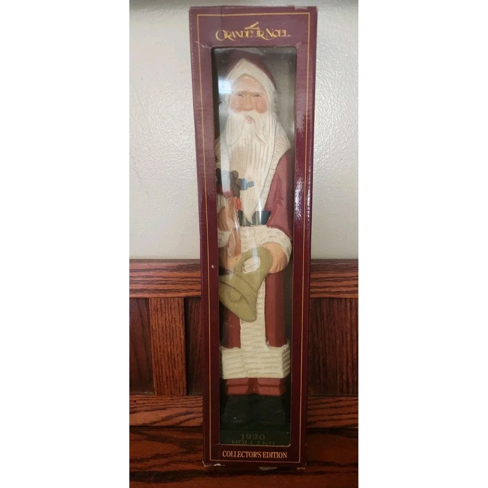 NOS Vintage Hand Carved Tall 16